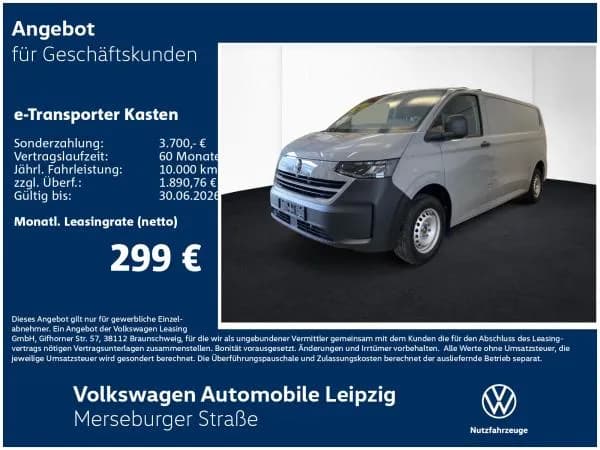 Volkswagen e-Transporter Kasten